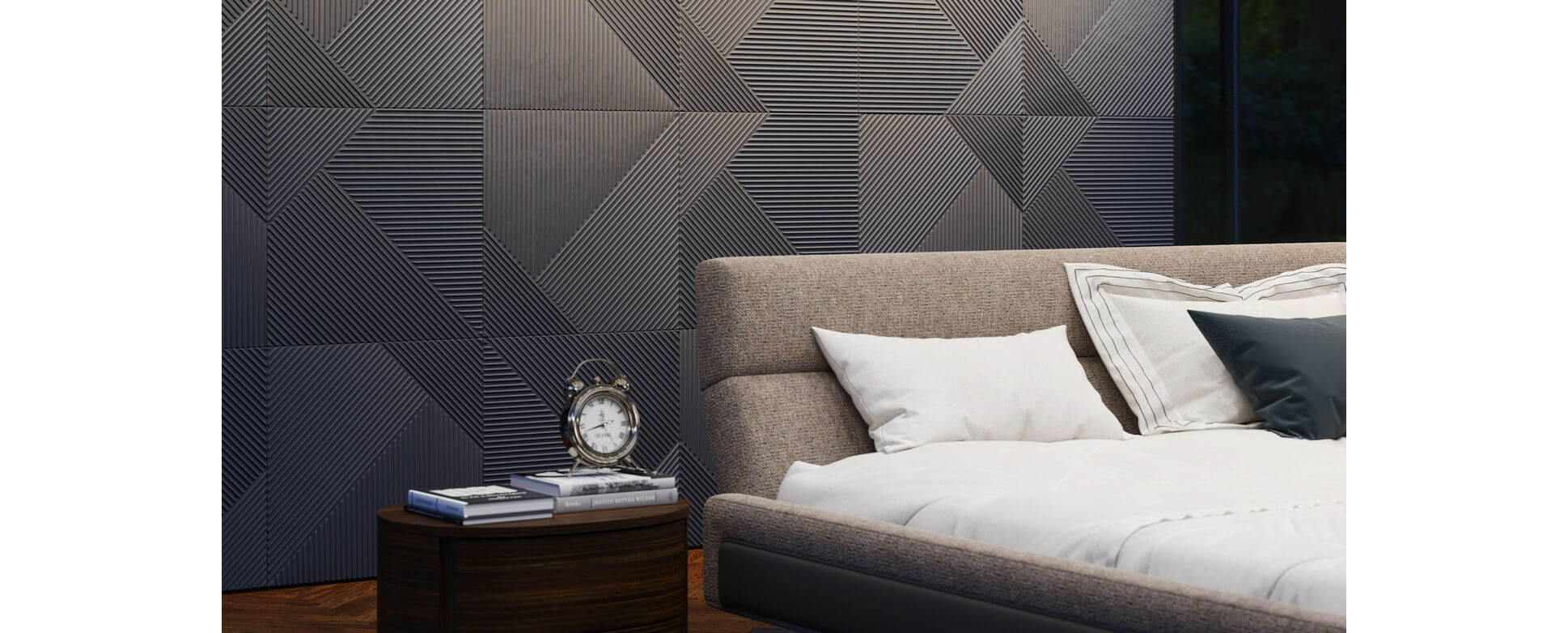 Wall panel Line Mdf - 1